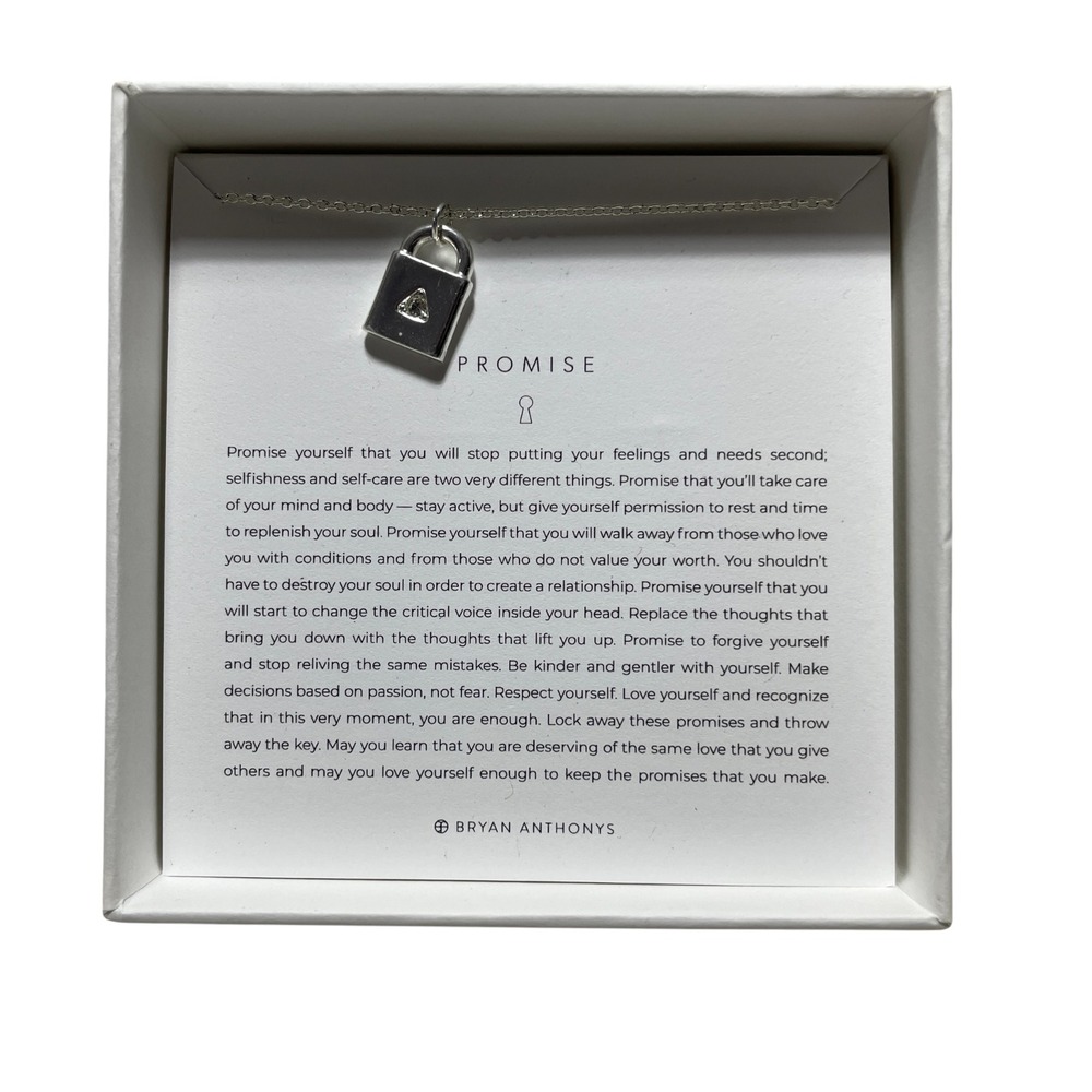 Bryan Anthony's Promise Necklace New in Box‎